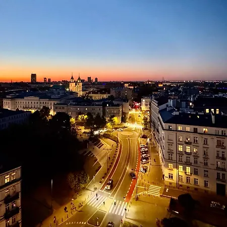 Tamka Center Z Widokiem Na Warszawe Apartman Varsó