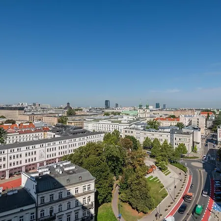 Tamka Center Z Widokiem Na Warszawe Varsavia