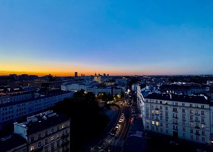 Apartment Tamka Center Z Widokiem Na Warszawe Warsaw